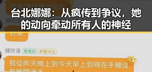 台北娜娜：从疯传到争议，她的动向牵动所有人的神经