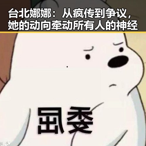台北娜娜：从疯传到争议，她的动向牵动所有人的神经
