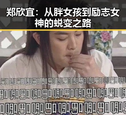 郑欣宜:从胖女孩到励志女神的蜕变之路